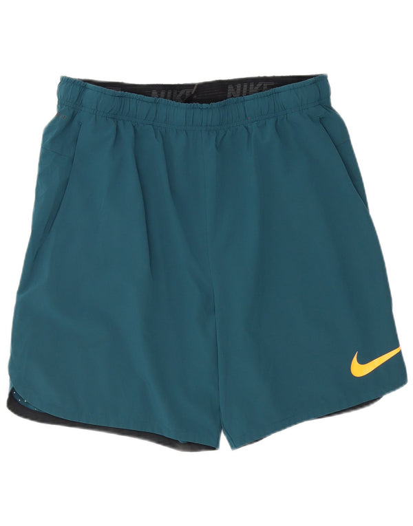 Pantaloni scurți sport Nike Dri Fit pentru bărbați XL, albastru, poliester