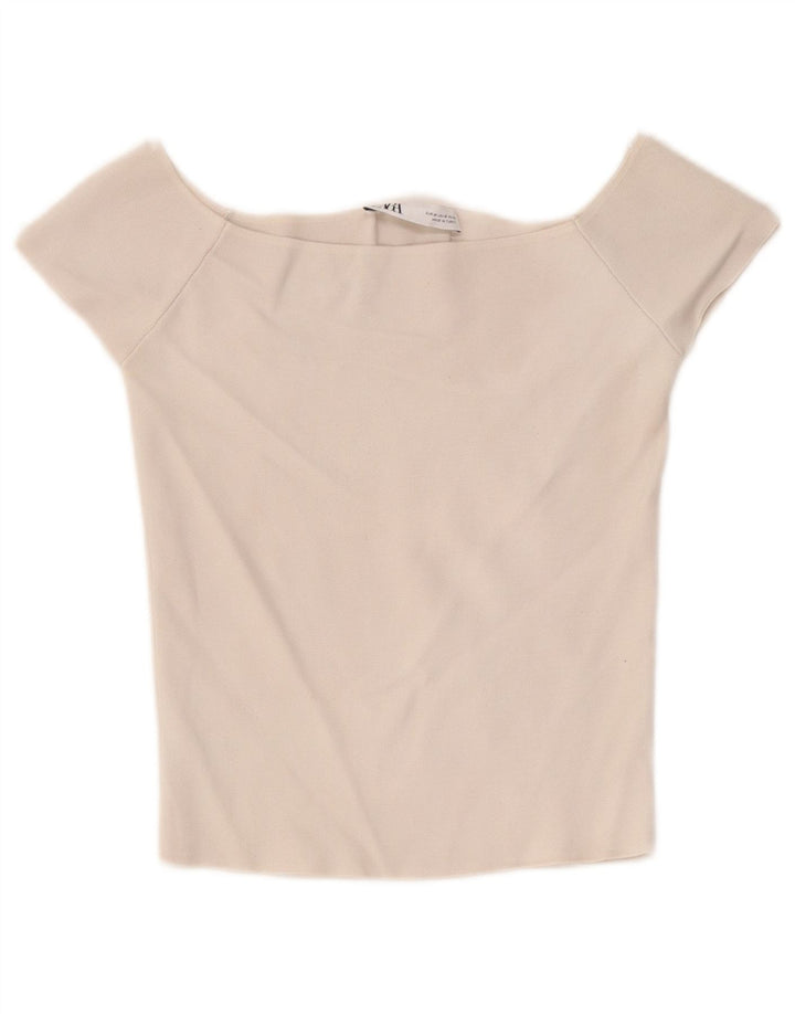 Top pentru femei Zara UK 12 Medium White