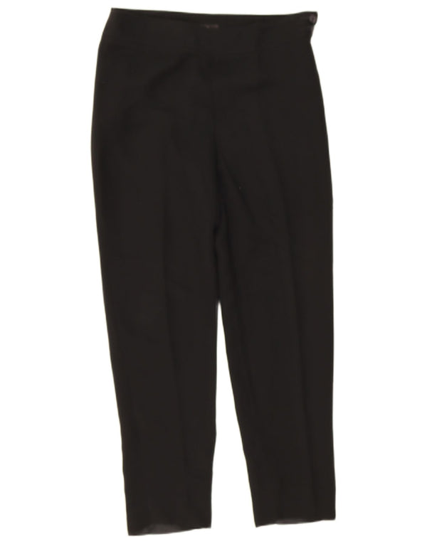 Pantaloni casual conici pentru femei Zara EU 40 Medium L30 L27 Negru