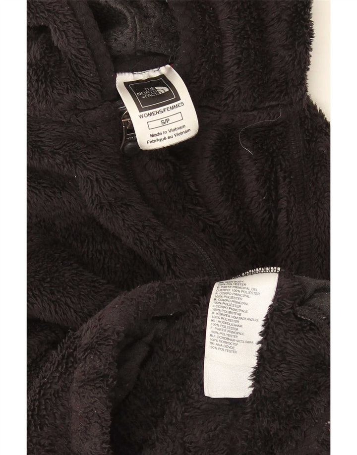Jachetă polară cu glugă The North Face pentru femei UK 10, poliester negru mic