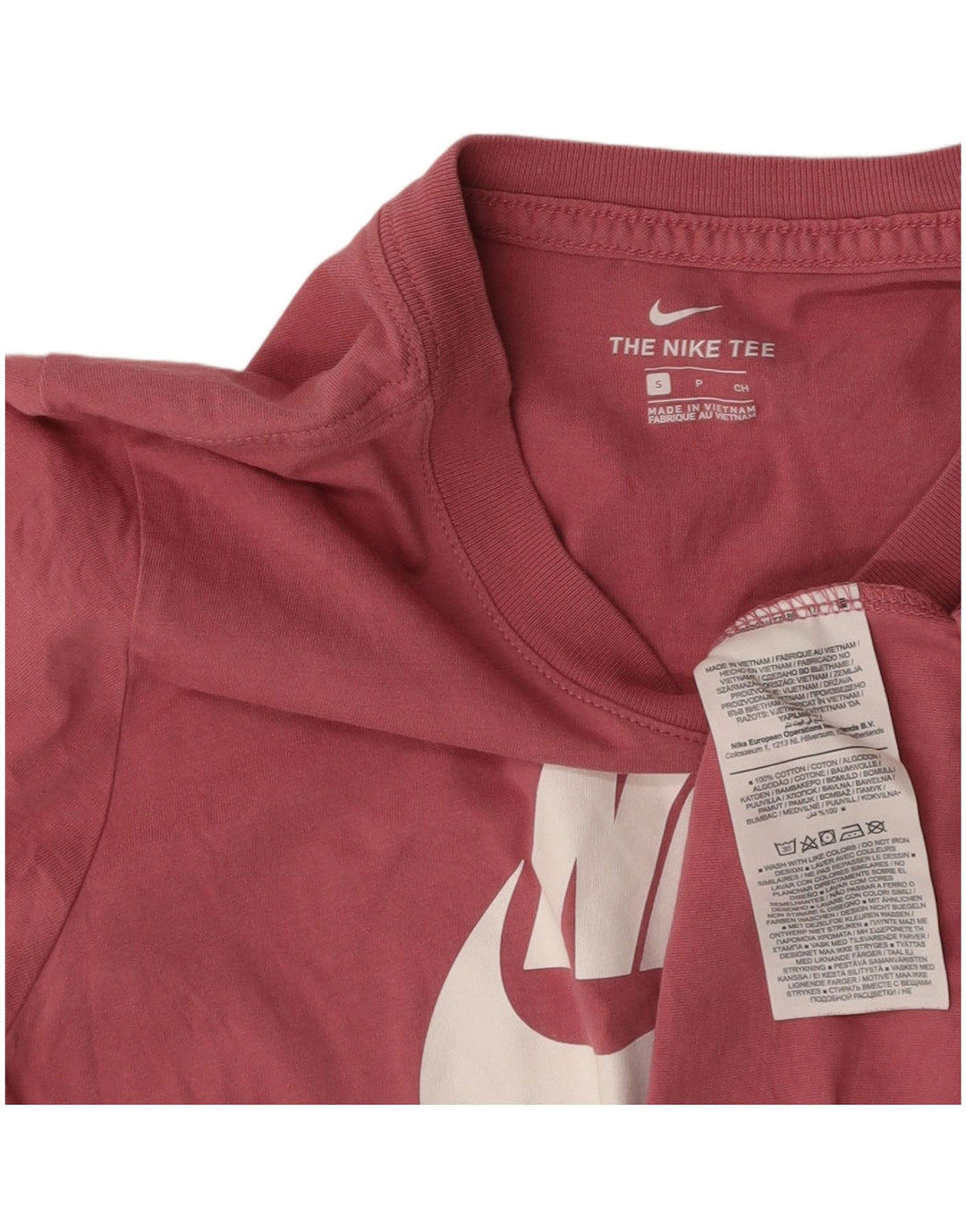 Tricou grafic pentru femei NIKE Top UK 10 Small Pink Bumbac