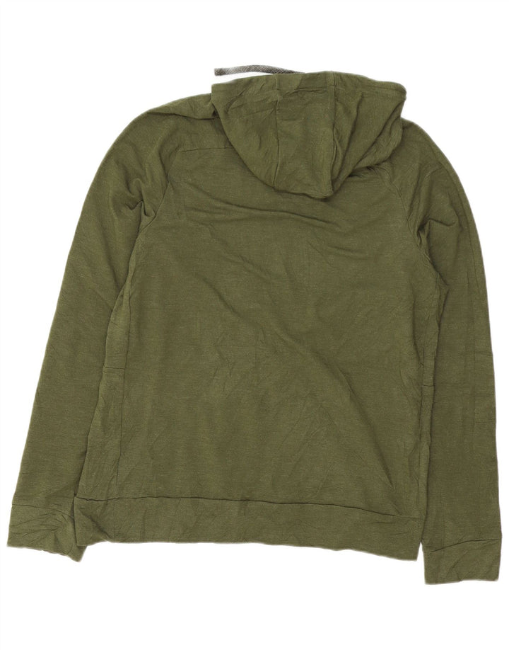 Pulover Nike Dri Fit pentru bărbați cu glugă, mediu kaki, raion