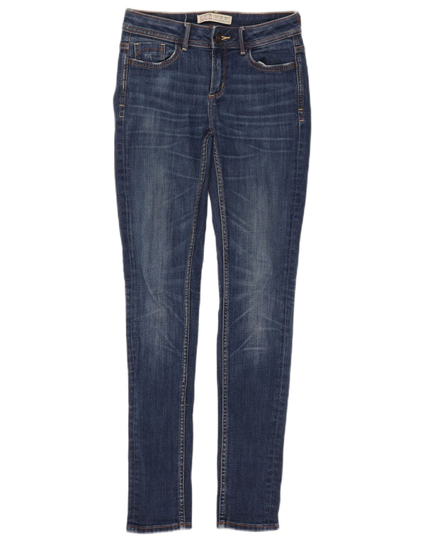 Blugi skinny dama ZARA EU 34 2XS W24 L28 Albastru