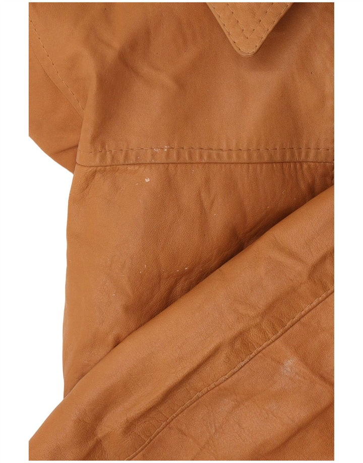 Geacă de piele vintage pentru femei IT 50 XL bej