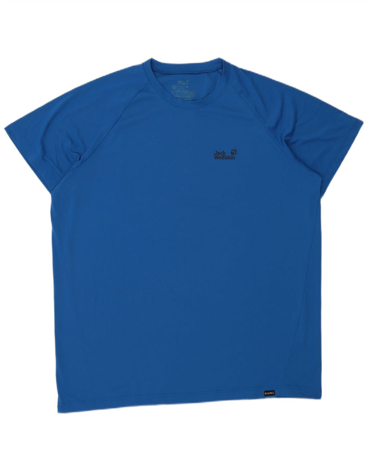 Tricou Jack Wolfskin pentru bărbați Top UK 46 2XL Albastru Poliester