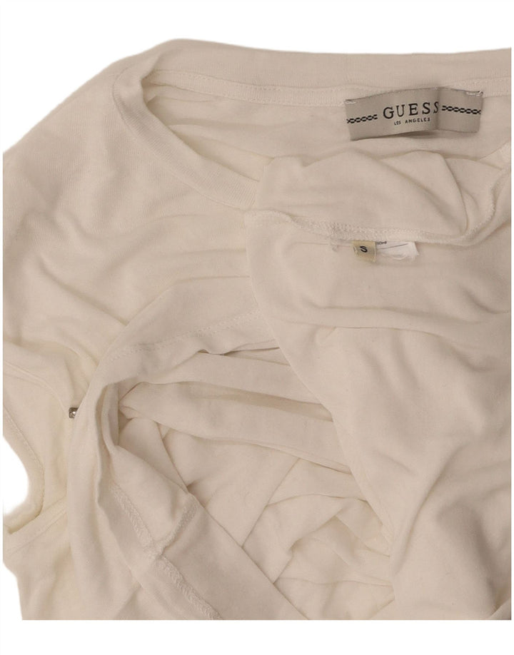 GUESS Tricou pentru femei Top UK 10 Small White