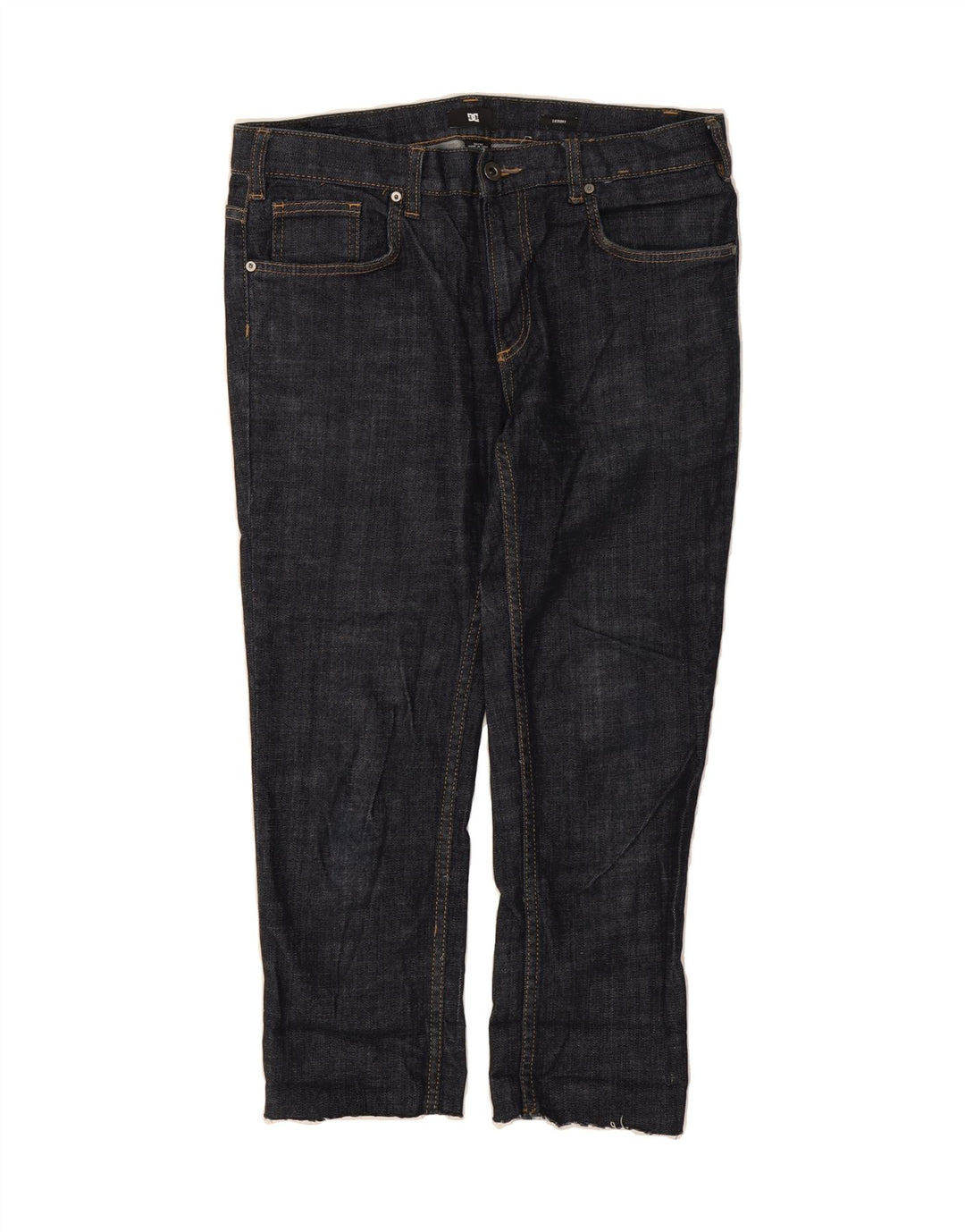DC Womens Skinny Jeans W32 L24 Navy Blue Cotton Vintage DC and Second-Hand DC from Messina Hembry 