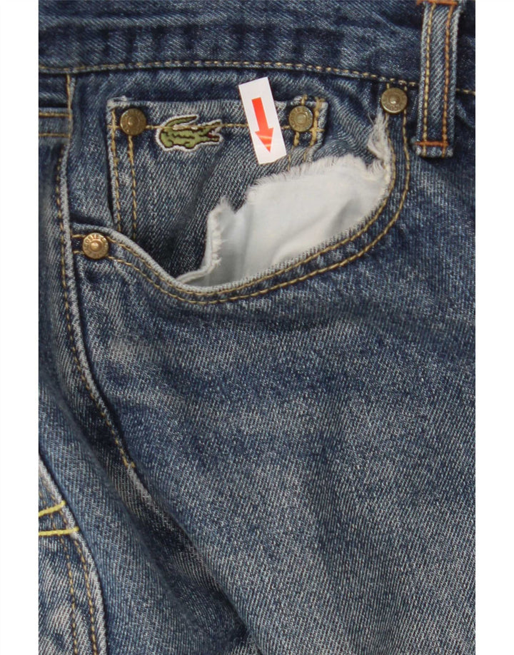 Blugi drepte pentru bărbați Lacoste W36 L30 Bumbac albastru