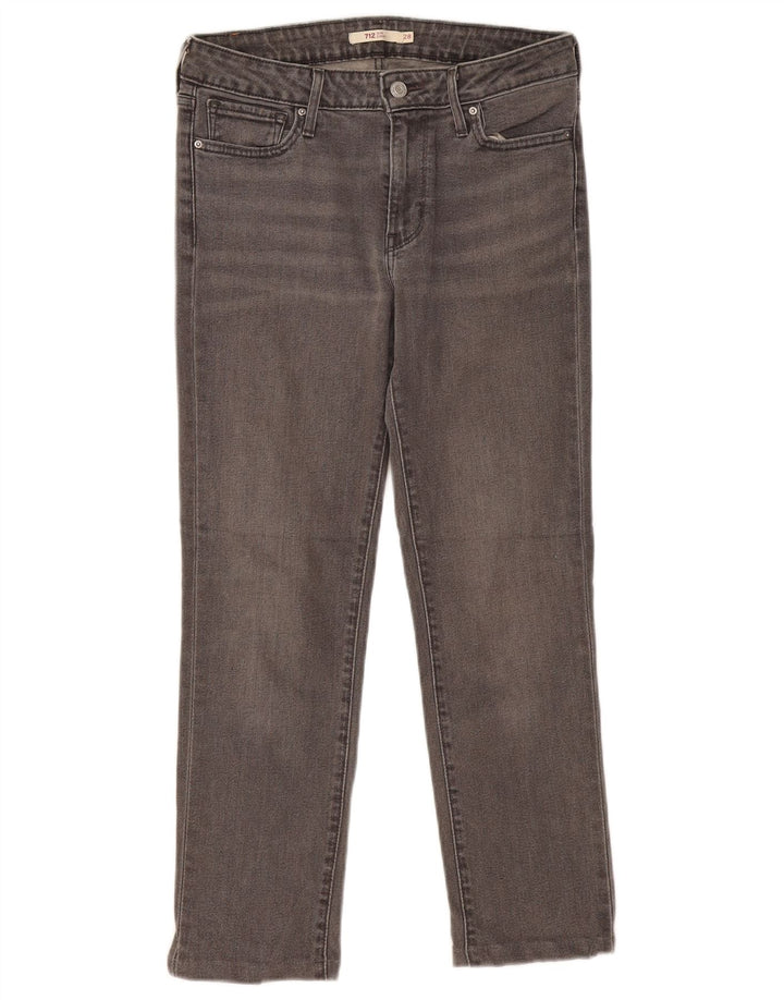 Blugi Levi's 712 Slim pentru femei W28 L26 gri