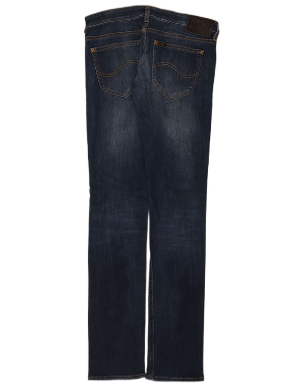 Blugi Lee pentru femei Lynn Narrow Slim W31 L33 Bumbac bleumarin