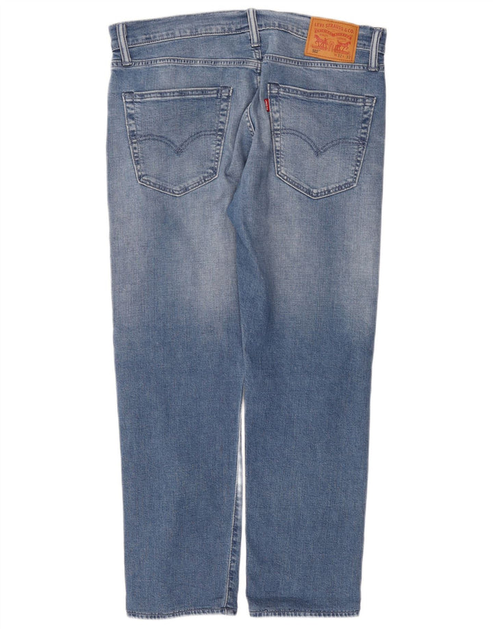 Blugi conici pentru bărbați Levi's 502 W32 L28 Bumbac albastru