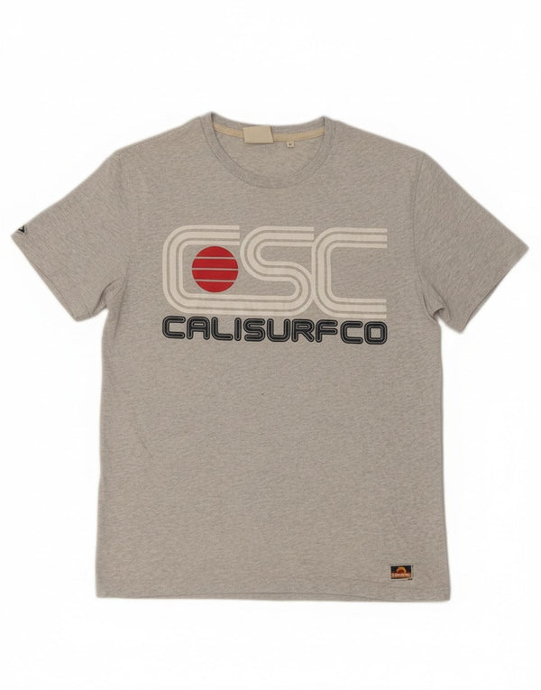 Tricou grafic pentru bărbați Superdry Top mare bumbac gri