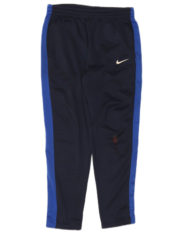 Pantaloni de trening Nike pentru băieți 13-14 ani XL bleumarin sport blocuri de culoare