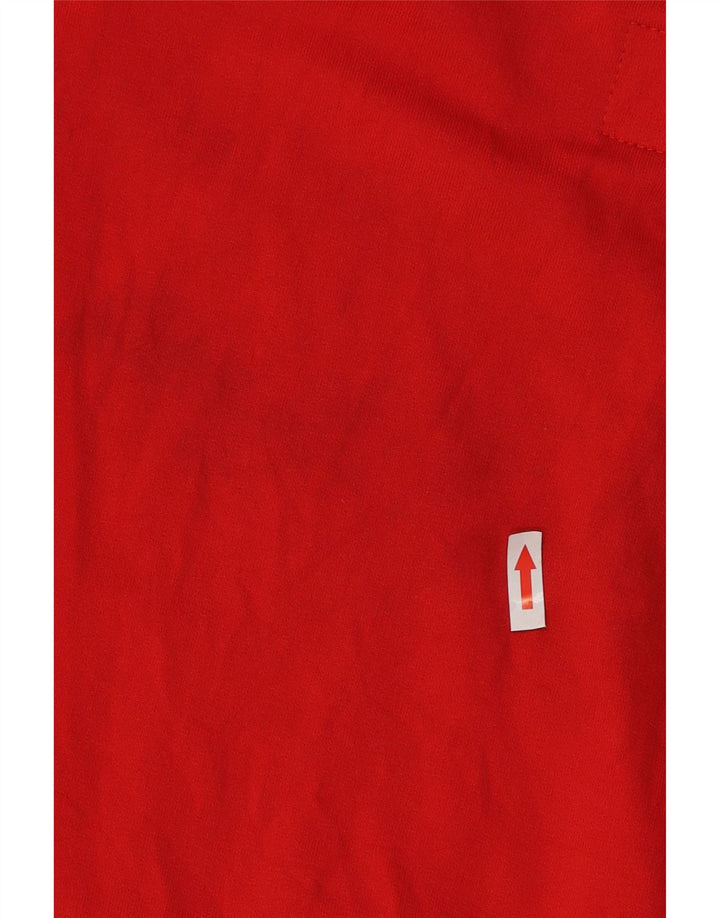 Pulover Vans pentru băieți Graphic Hoodie 10-11 ani, bumbac roșu mediu