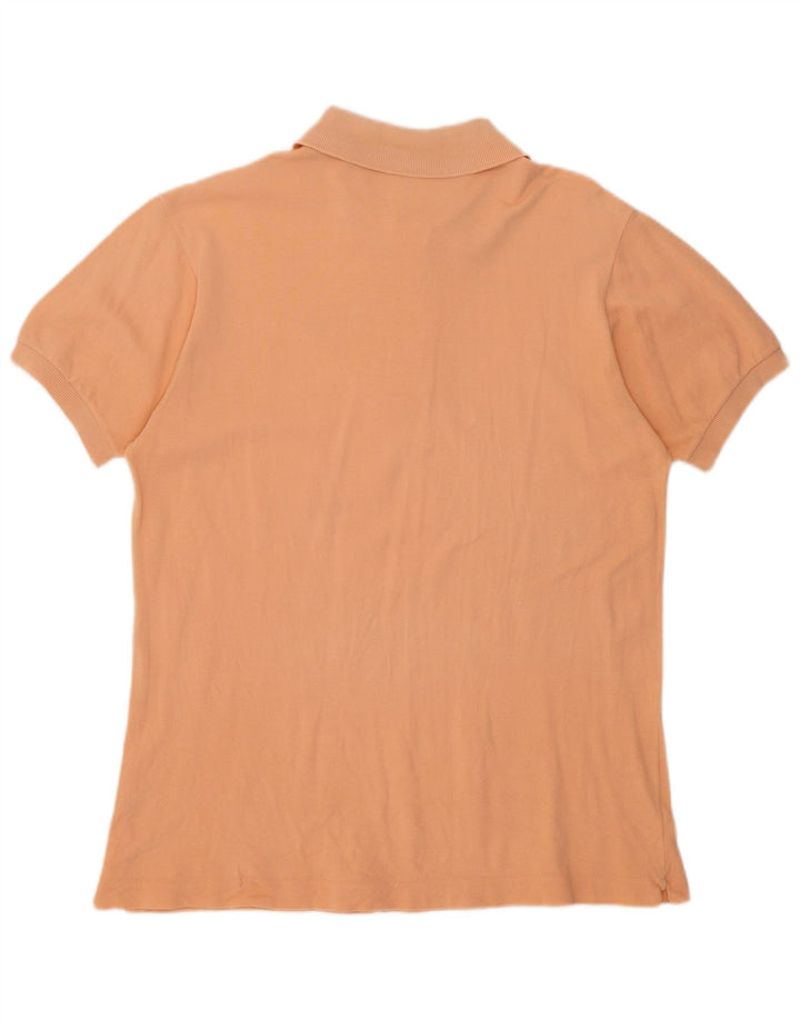 Tricou polo LACOSTE pentru bărbați mărimea 5 mare bumbac portocaliu