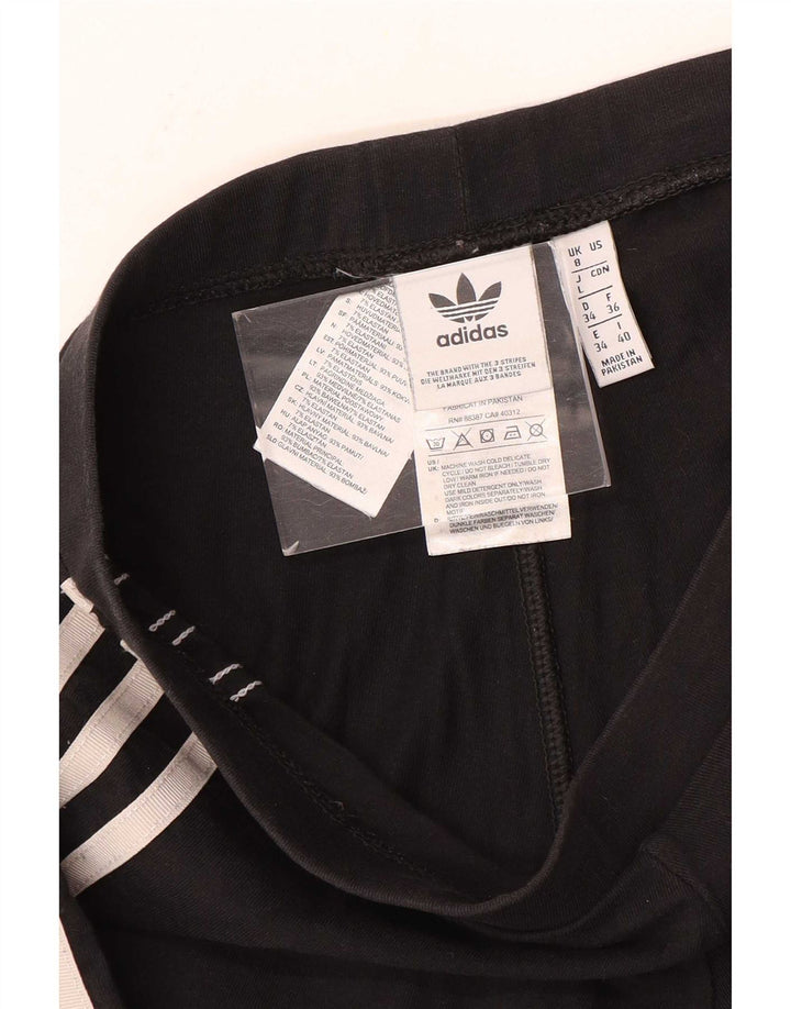 Leggings pentru femei Adidas UK 8 Small Black Bumbac