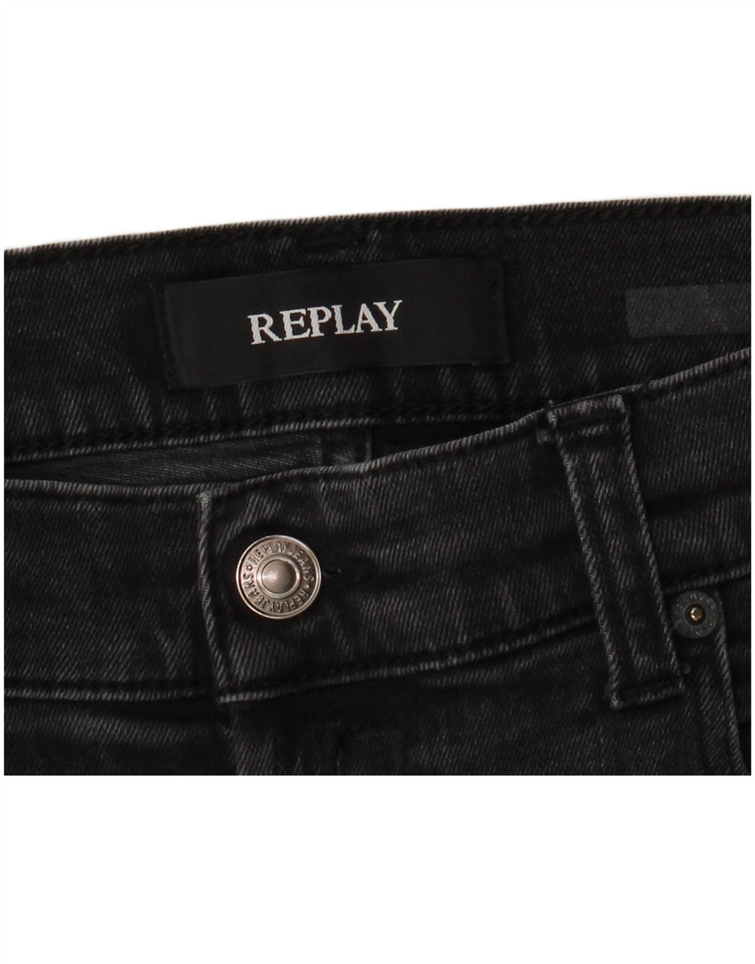 Replay blugi drepti pentru femei W32 L28 gri