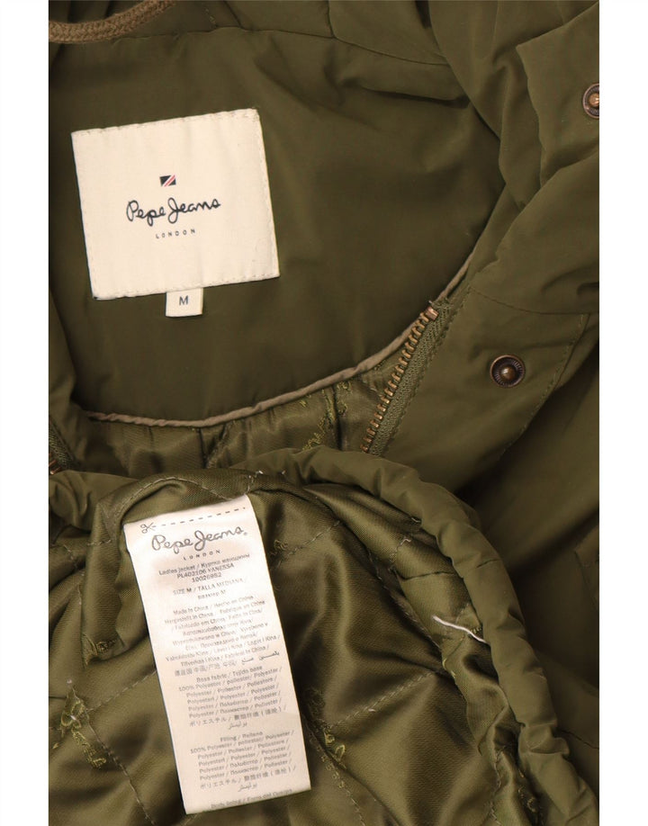 Jachetă parka cu glugă pentru femei PEPE Jeans UK 14 Medium Khaki