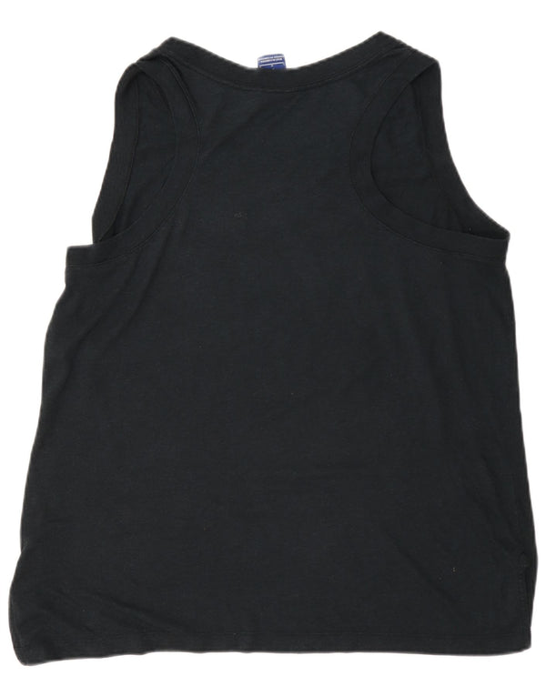 Top cu vestă grafică Nike pentru femei UK 16, mare, bleumarin