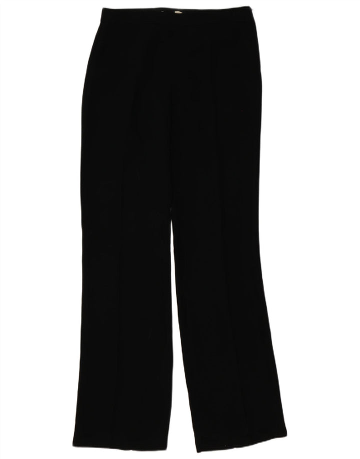 Pantaloni casual drepti pentru femei Zara EU 40 Mediu L30 L35 Poliester negru