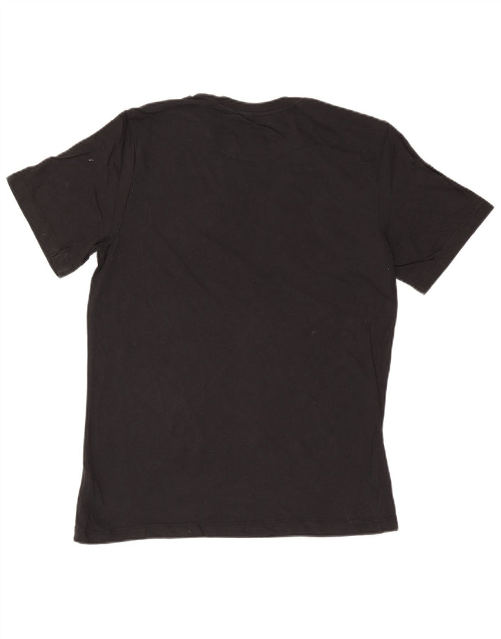 Tricou grafic Nike pentru bărbați Top mediu negru bumbac