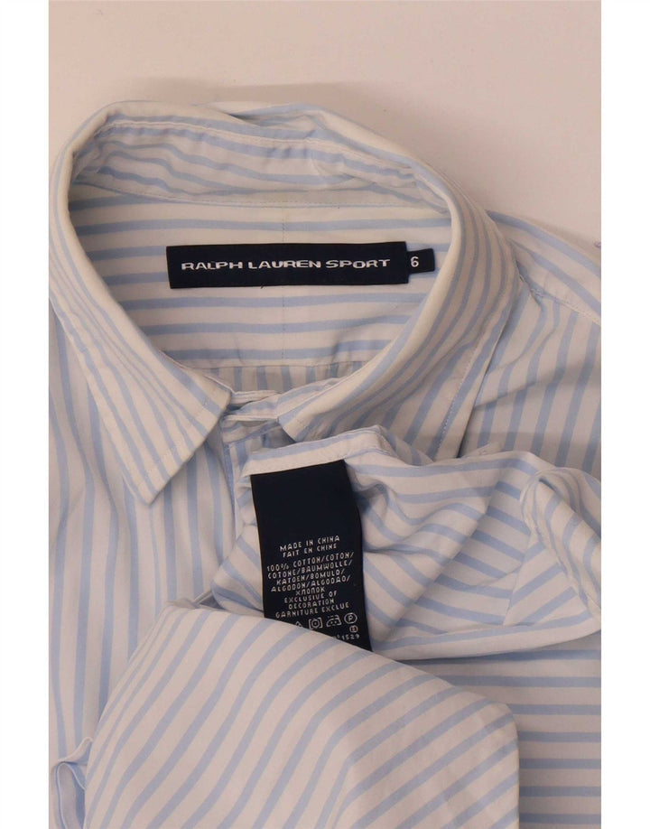 Cămașă pentru femei Ralph Lauren US 6 Medium Blue Pinstripe Bumbac