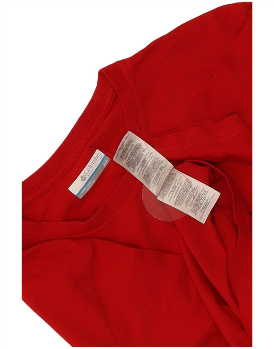Tricou grafic Columbia pentru bărbați Top mic, roșu, bumbac