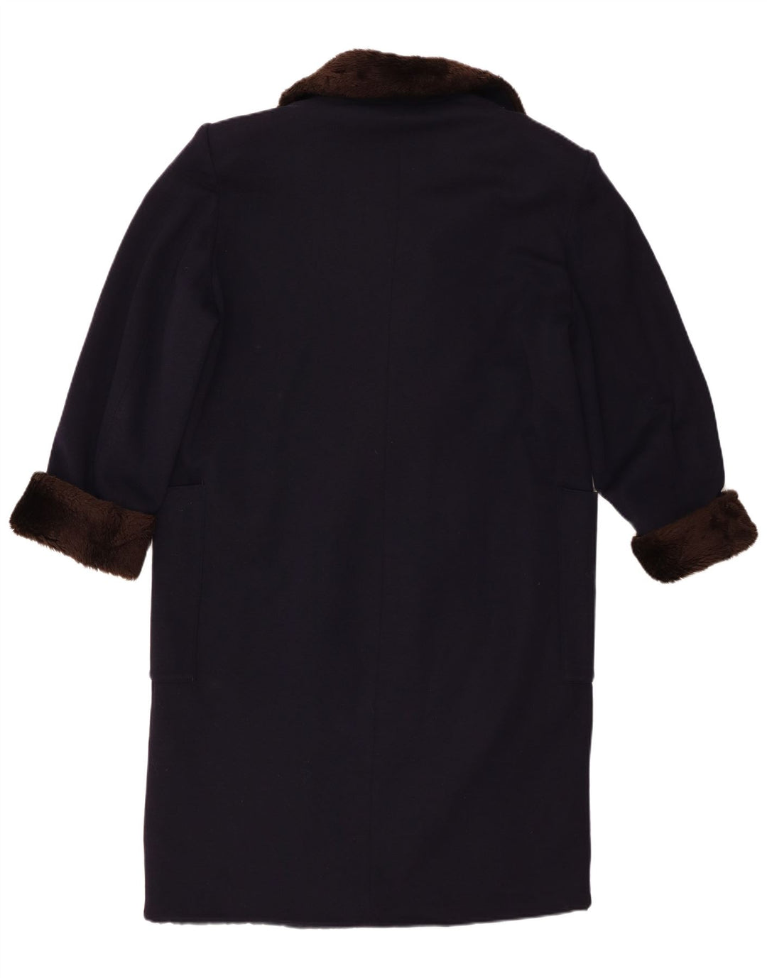 Palton dublu pentru femei Sportmax UK 16 mare bleumarin