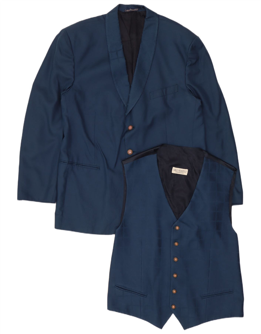 Carlo Pignatelli Set 2 piese pentru bărbați IT 56 3XL Blue Silk