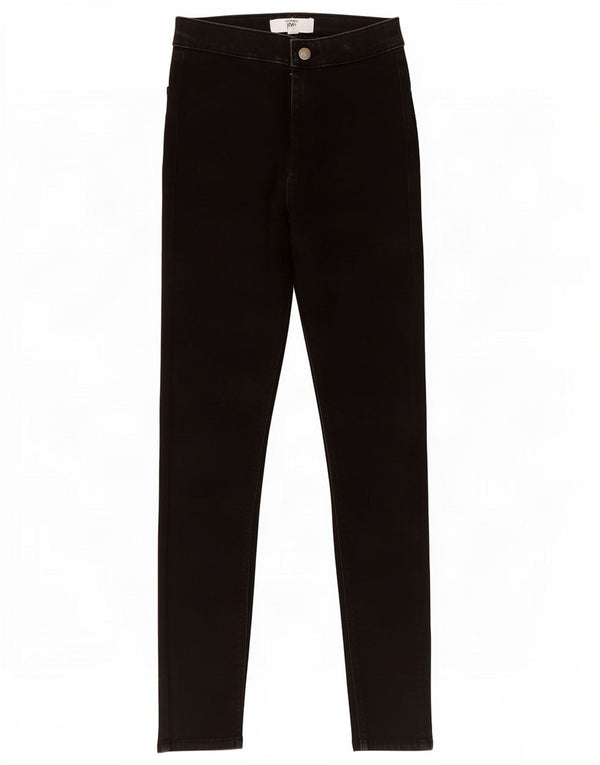 Topshop Blugi Skinny Joni Crop pentru Damă W25 L26 Bumbac Negru