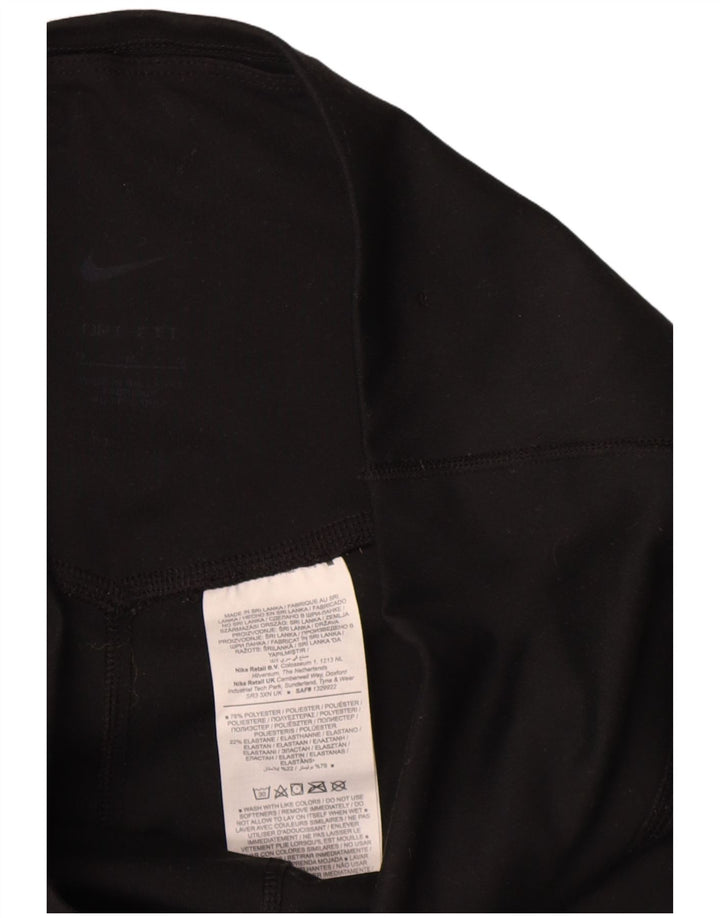 Leggings pentru femei Nike UK 12 Poliester mediu negru