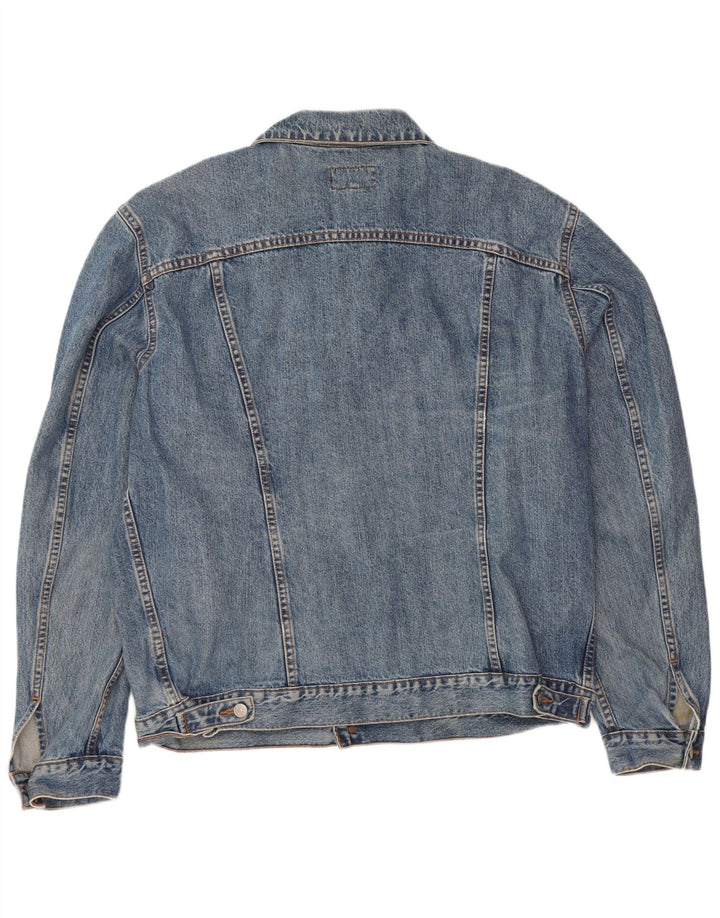 Jachetă de blugi pentru bărbați Carrera UK 44 2XL Bumbac albastru