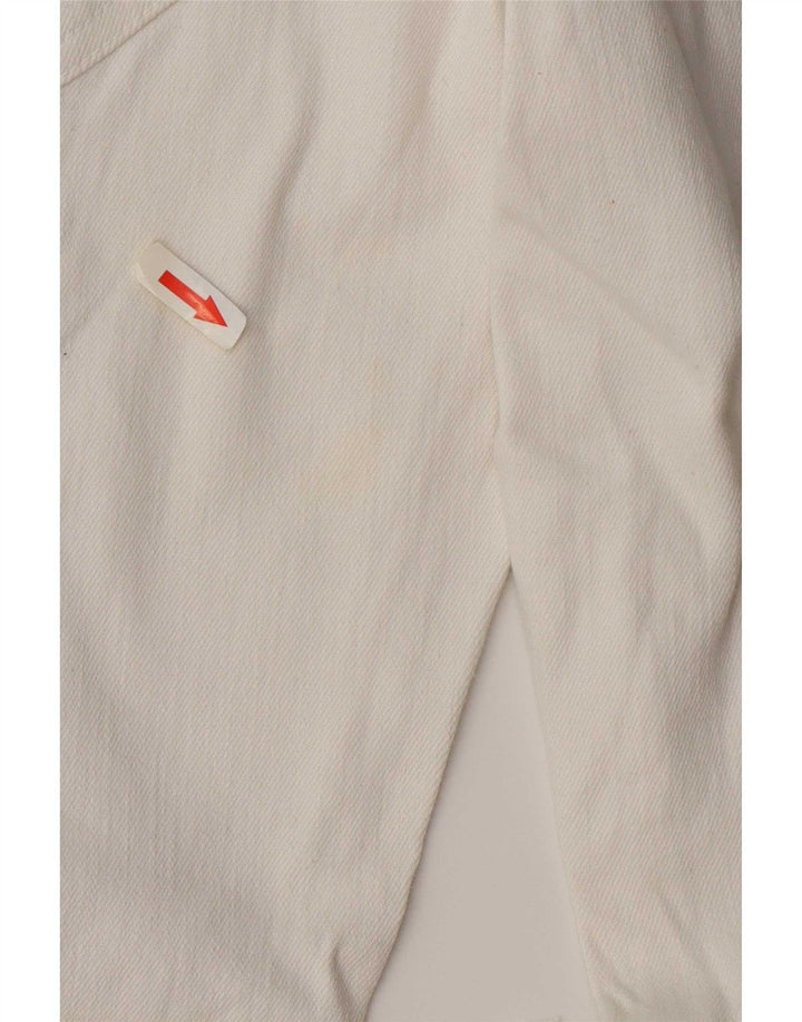 Blugi pentru bărbați slim învechiți Zara EU 38 Mici L30 L27 Bumbac alb