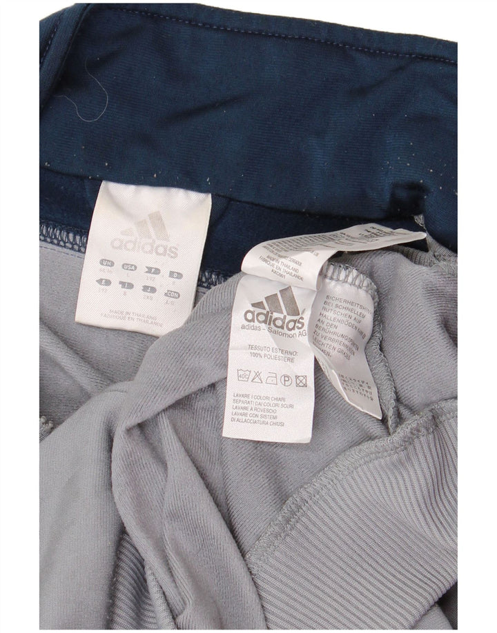 Jachetă de trening pentru bărbați Adidas UK 44/46, mare, gri, poliester color bloc