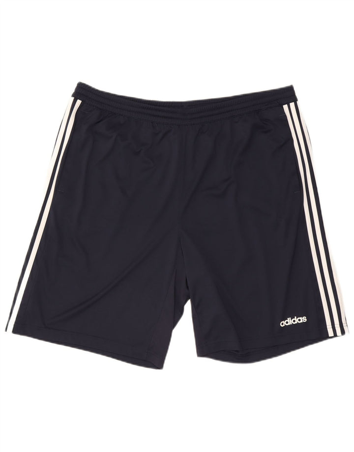 Pantaloni scurți sport pentru bărbați Adidas Climacool 2XL, poliester bleumarin