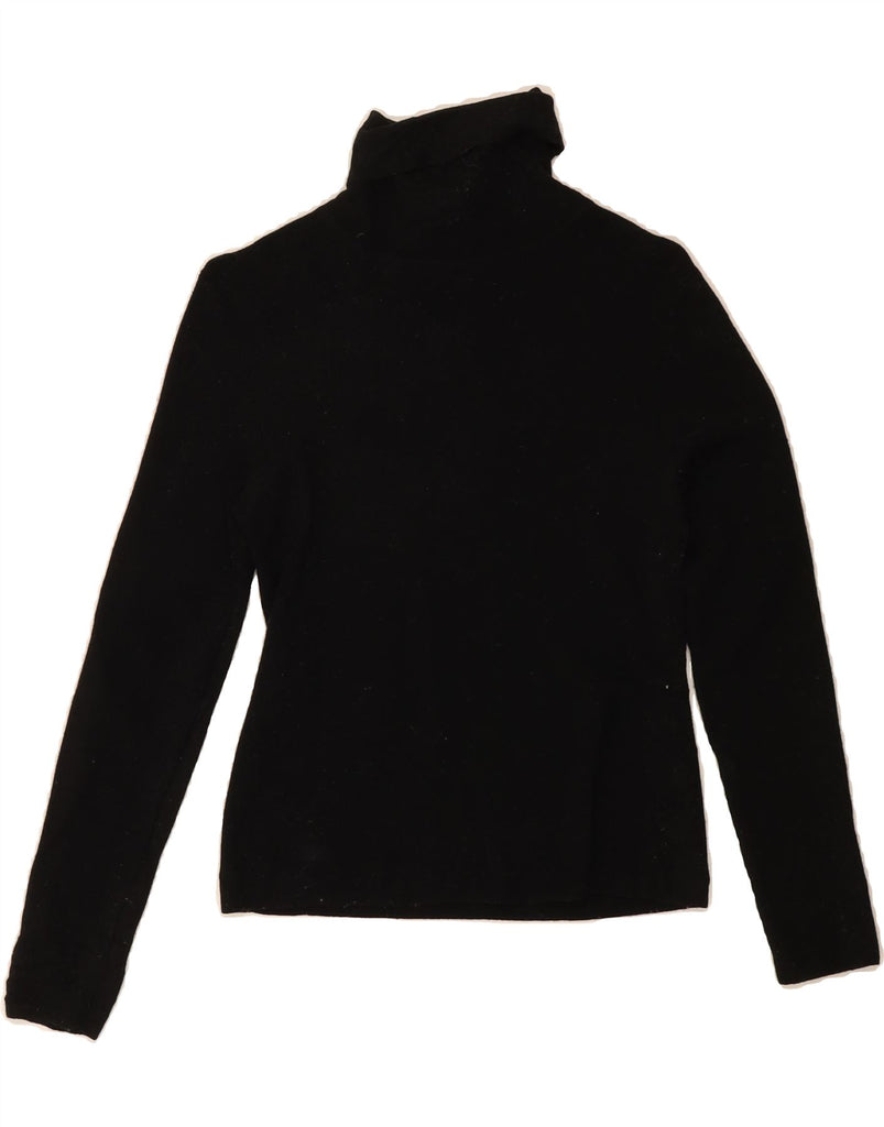 BROOKS BROTHERS Womens 346 Roll Neck Jumper Sweater UK 10 Small Black Wool Vintage Brooks Brothers and Second-Hand Brooks Brothers from Messina Hembry 