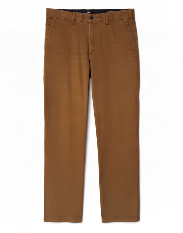 Marks & Spencer Pantaloni Chino Drepți Blue Harbour pentru bărbați L34 L31 maro