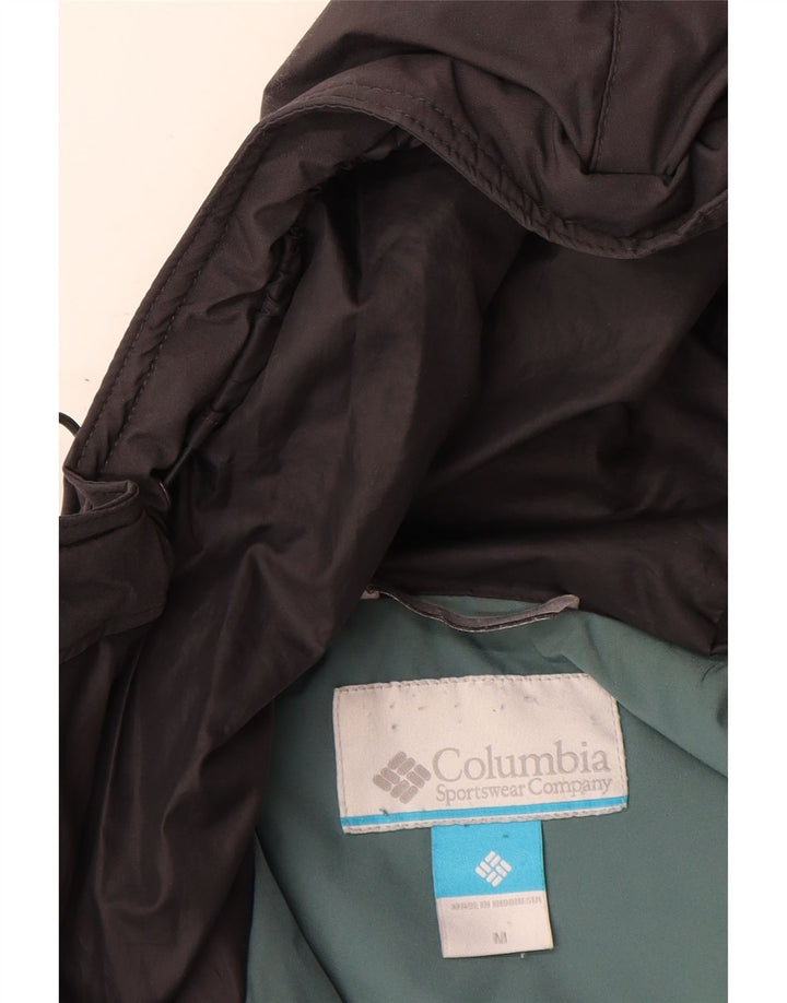 COLUMBIA Palton căptușit cu glugă pentru bărbați UK 38 Medium Blue Colorblock Poliester