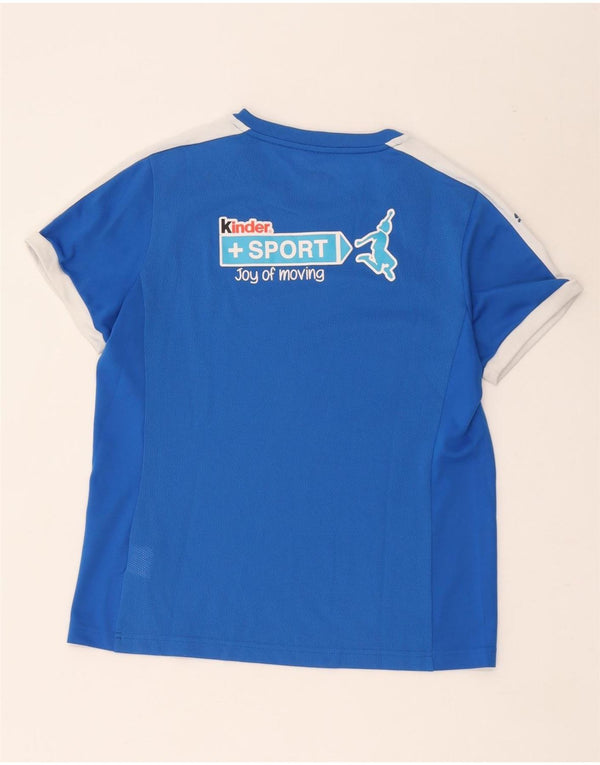 Tricou cu grafic Puma Italia pentru femei Top UK 14 Large Blue Colorblock