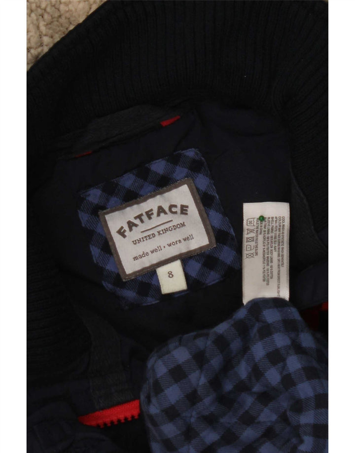 Jachetă căptușită cu glugă pentru femei Fat Face UK 8 Small Navy Blue Marine