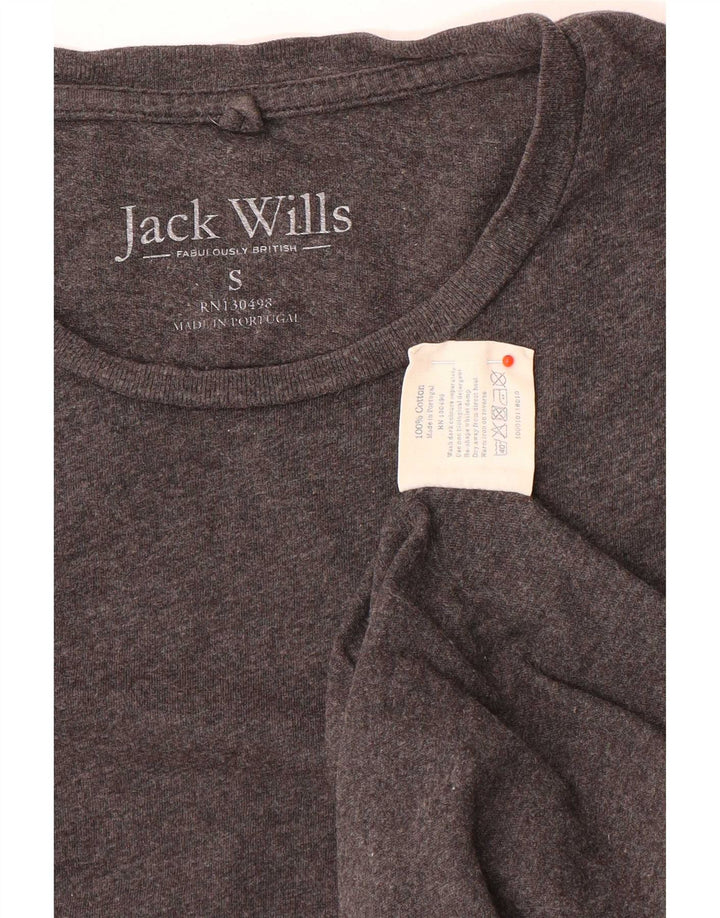Tricou Jack Wills pentru bărbați Top mic din bumbac gri