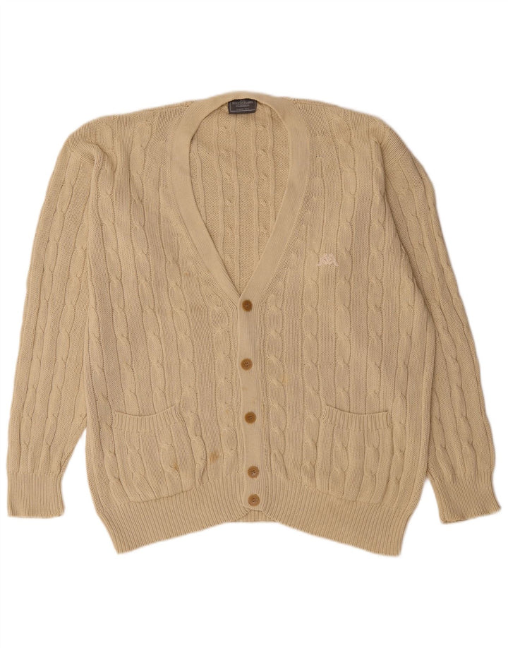 Pulover cardigan pentru bărbați Kappa XL, bej, bumbac