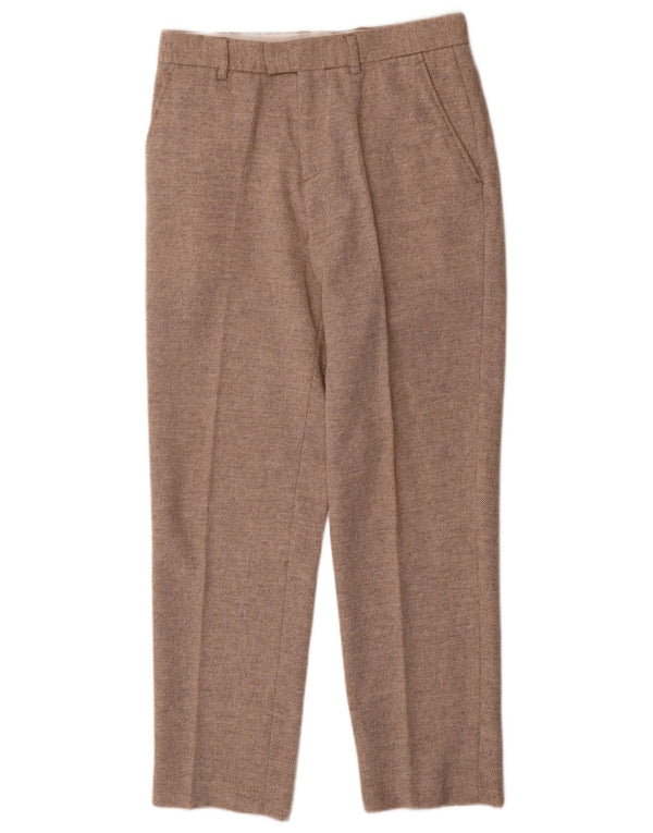 Pantaloni Drepți Zara Femei Mici L28 L29 Bej