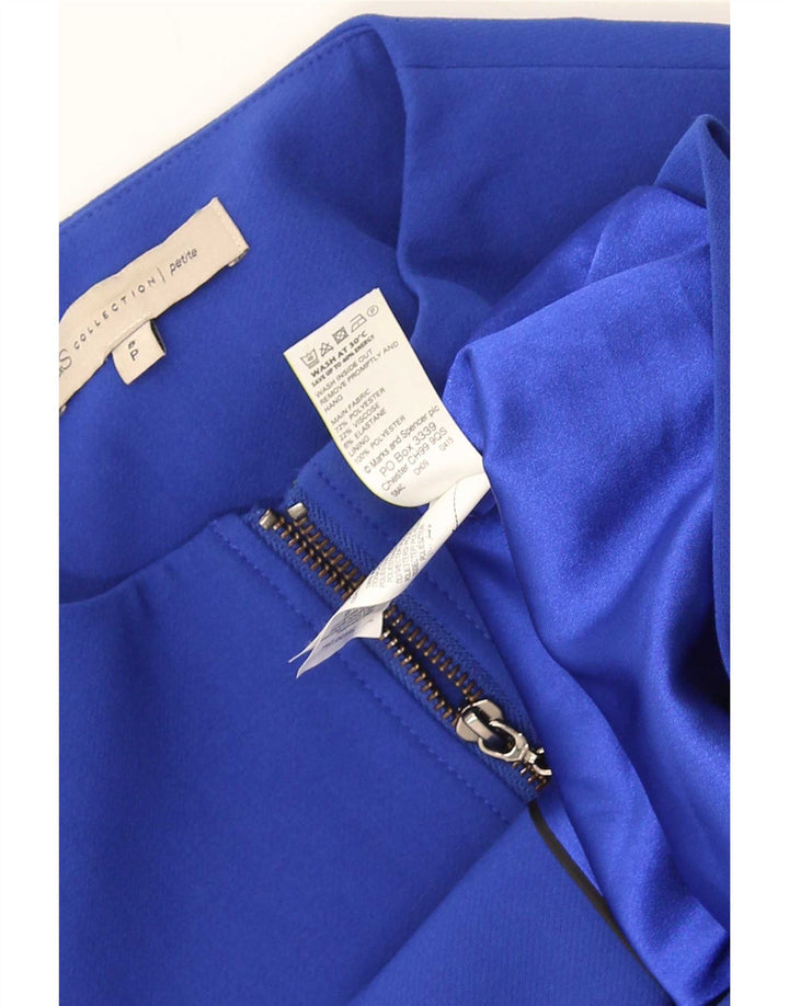 Palton pentru femei Marks & Spencer UK 8 Small Blue Viscose
