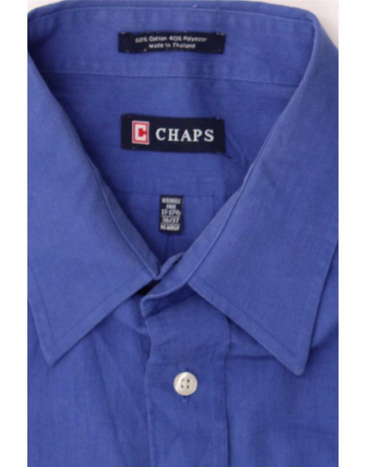 Cămașă pentru bărbați Chaps Mărimea 17 1/2 XL Bumbac albastru