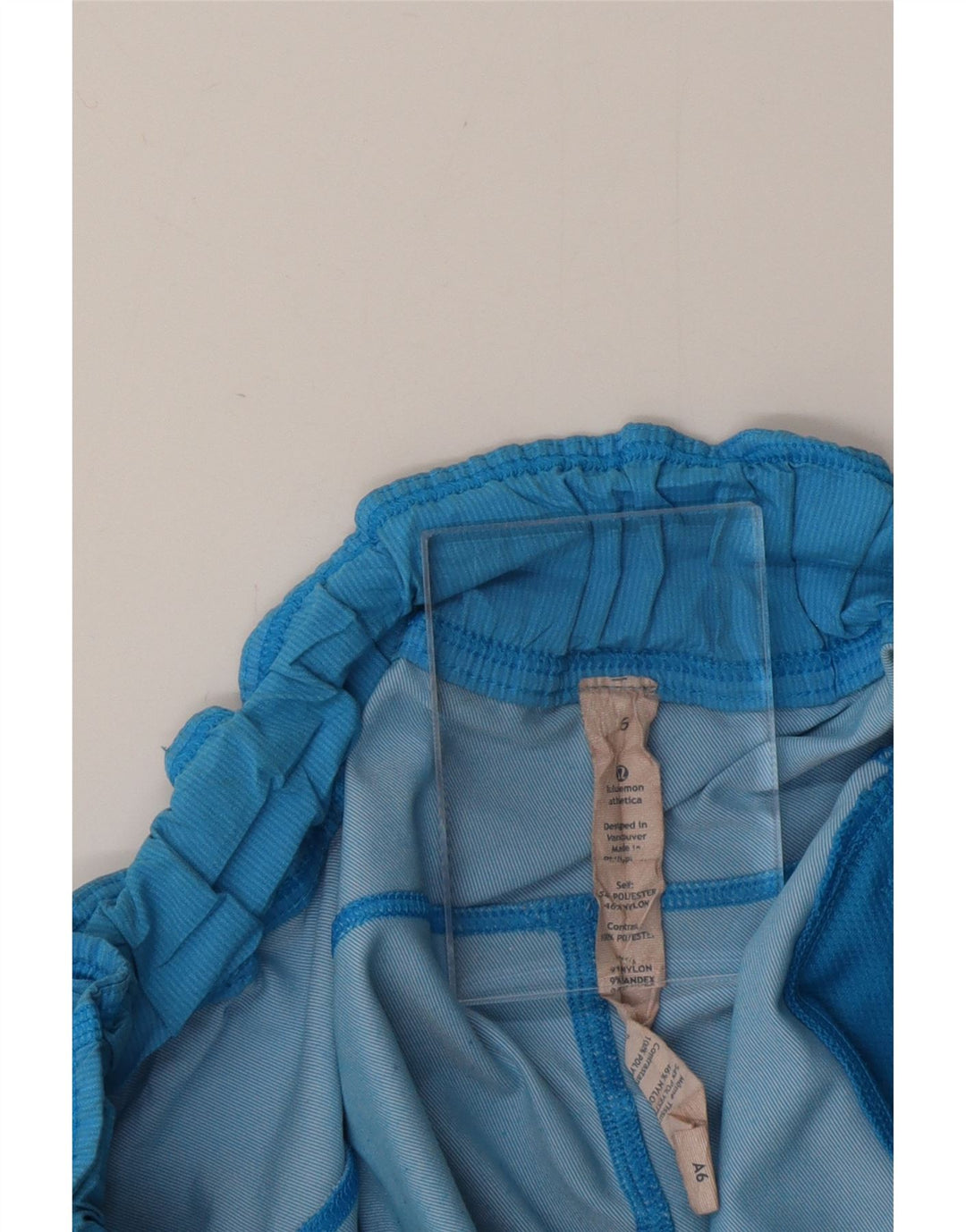 LULULEMON Pantaloni scurti sport pentru femei US 6 Medium Blue Poliester