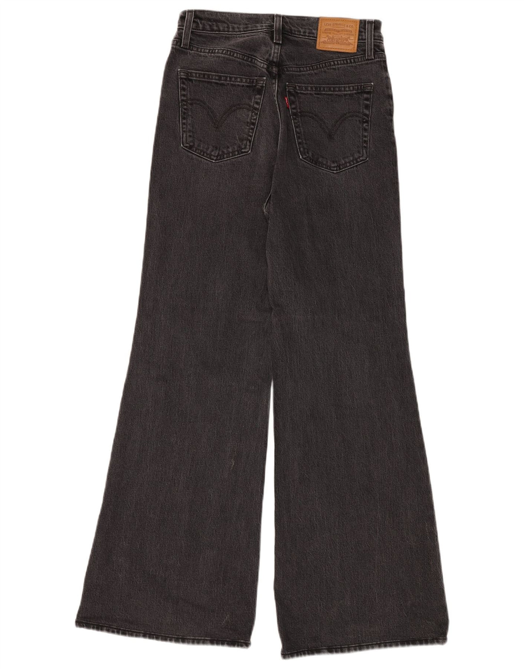 Blugi pentru femei Ribcage cu talie înaltă LEVI'S L26 L32 gri