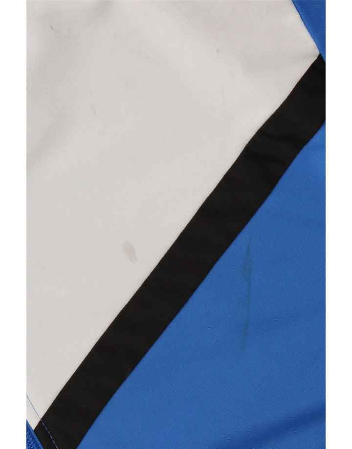 Jachetă de trening pentru bărbați Puma, albastru mediu, poliester color bloc