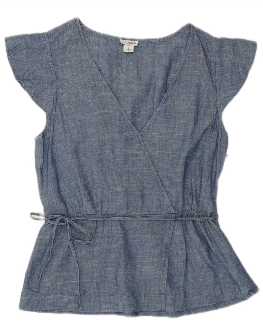 Bluză pentru femei J. CREW Top US 0 XS Bumbac albastru