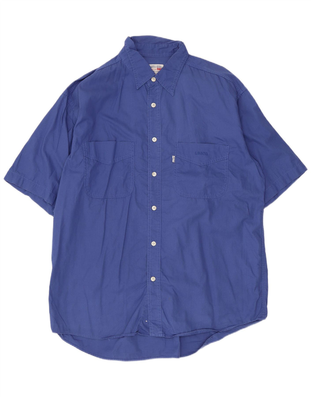 Cămașă cu mânecă scurtă Levi's pentru bărbați, albastru mare
